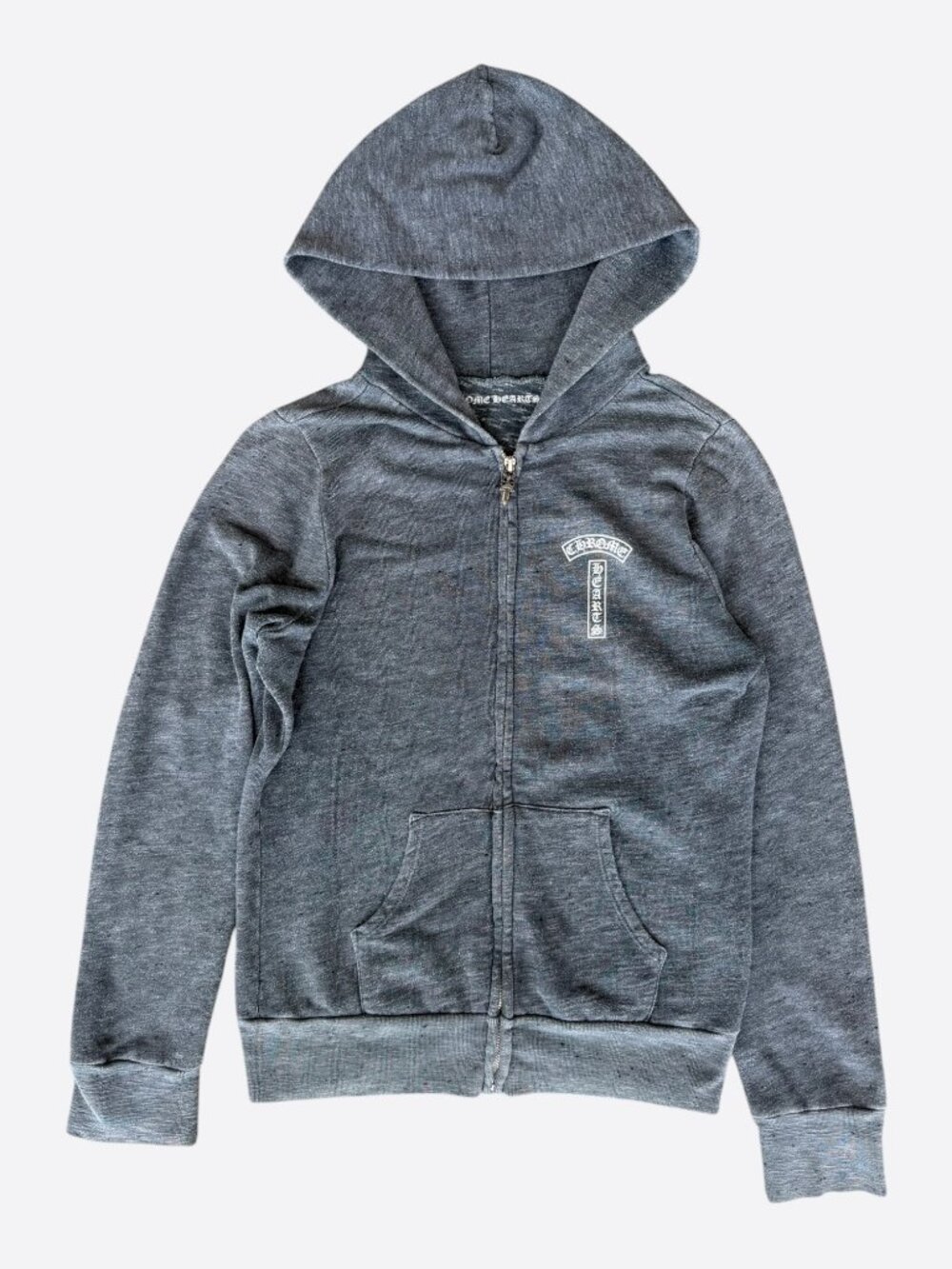 Chrome Hearts Matty Boy Grey Vogue Women's Zip Up Hoodie